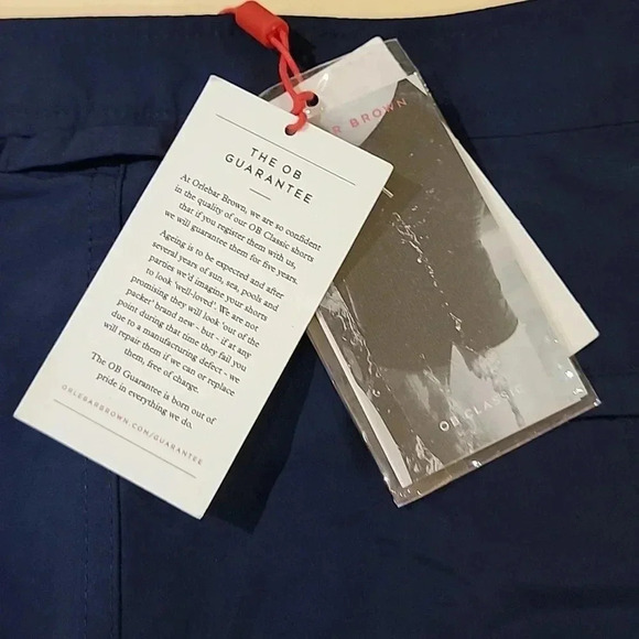 Orlebar Brown Dane Navy Blue Swim shorts - Picture 8 of 11